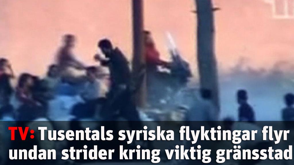 IS-soldater syns bland syriska flyktingar