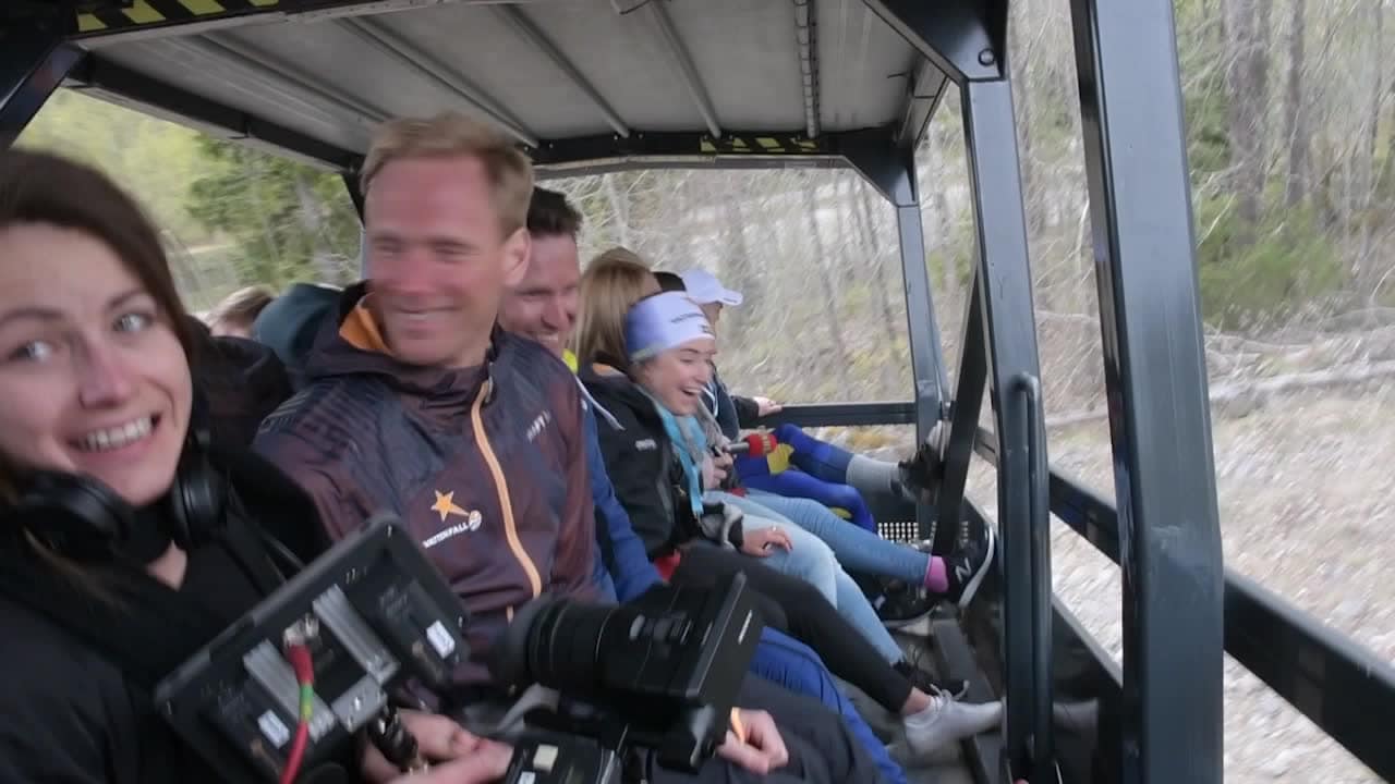 Skidlandslagets märkliga uppladdning: "Lite läskigt..."