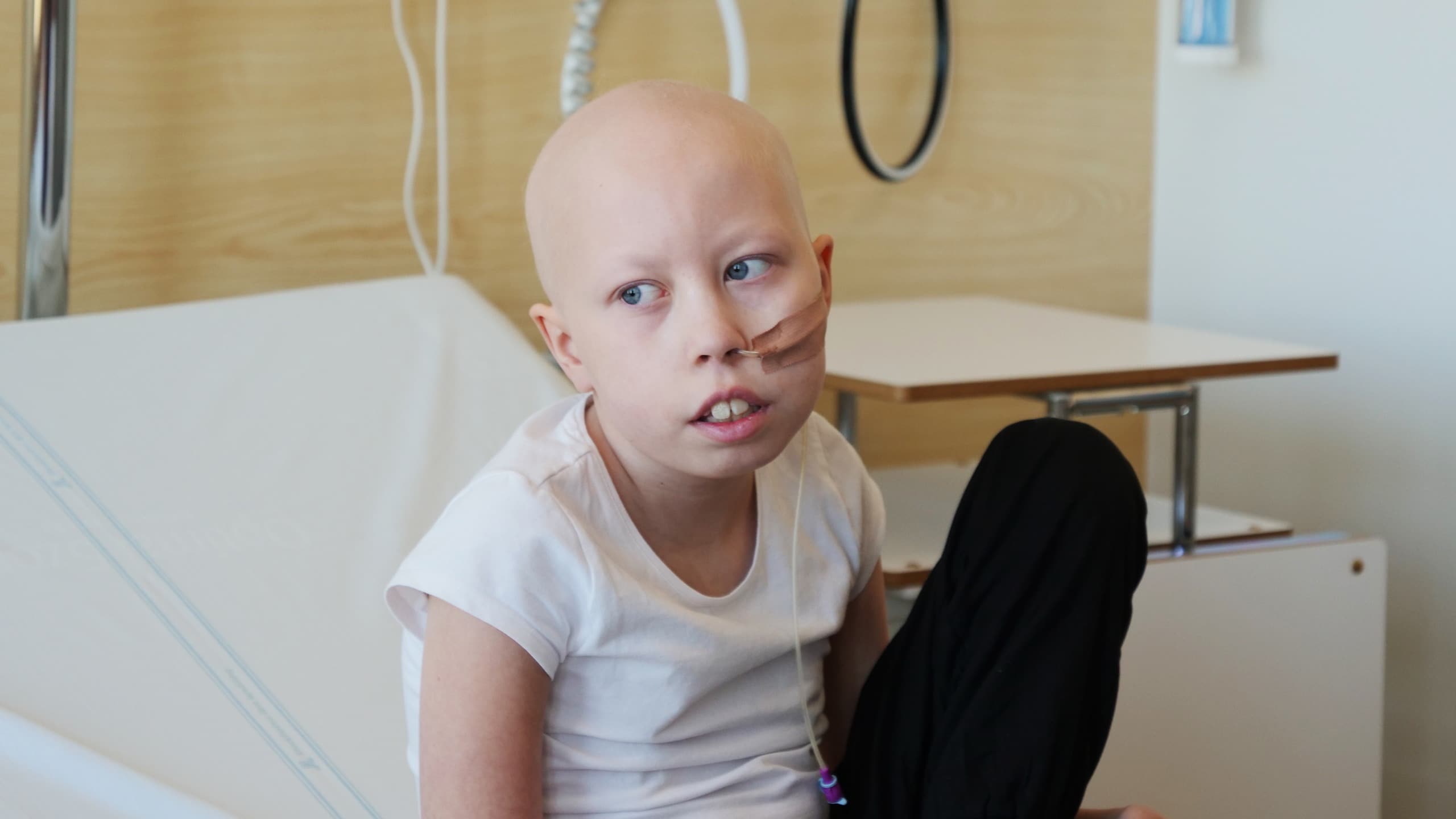 Ida, 11, stöttas av sin dansande klass