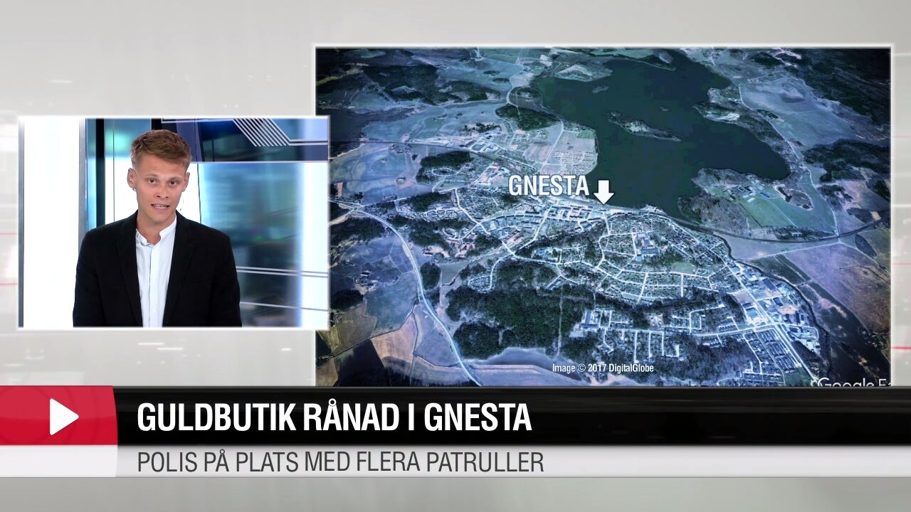 Guldbutik rånad i Gnesta