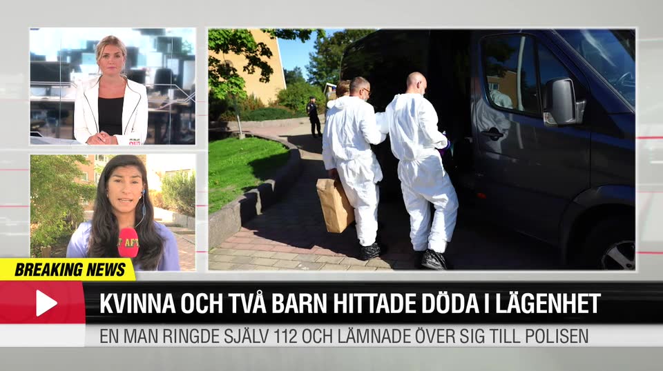 Två barn och en kvinna hittad döda – misstänkt trippelmord