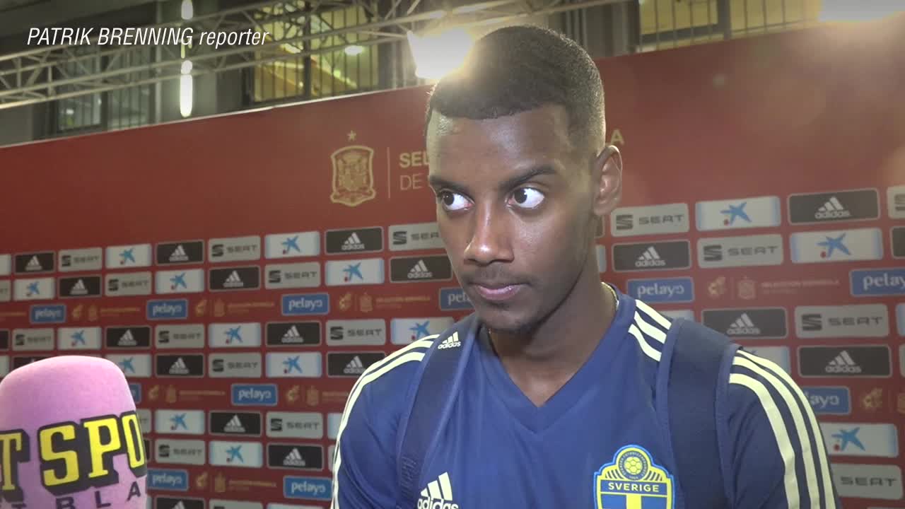 Alexander Isak om sena bytet