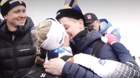 Majas pojkvän: "Jag grinade hela finalen"