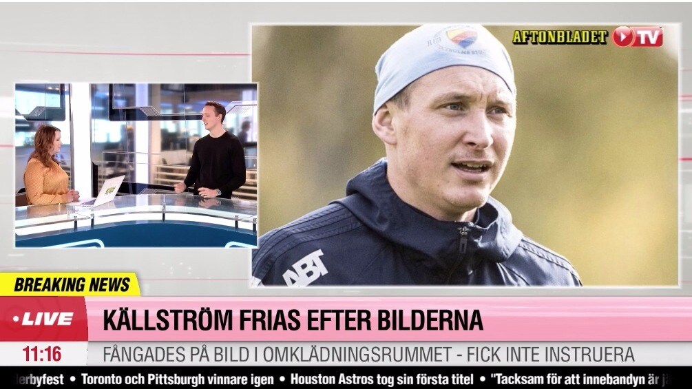 Kim Källström frias – får spela trots bilderna från Dif:s omklädningsrum