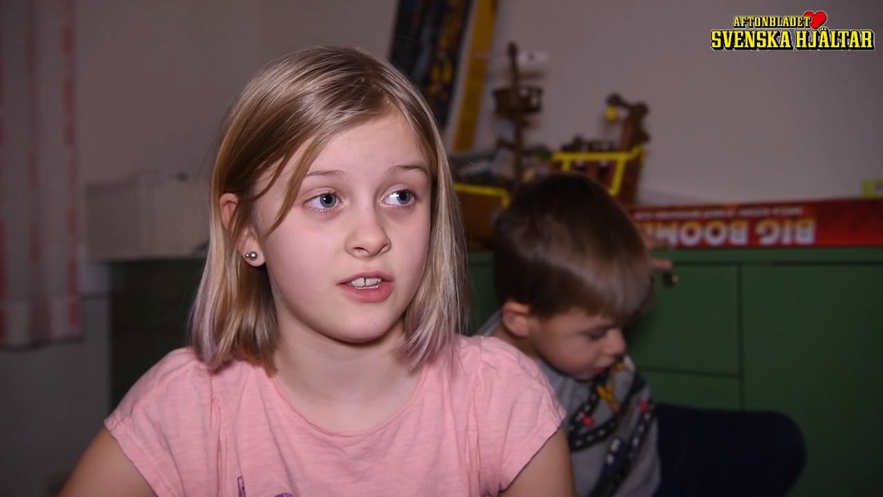 Barnen i Edsbyn berättar om branden i villan