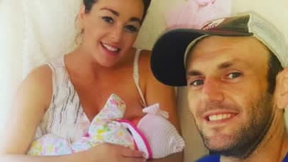 Babylycka för tv-paret