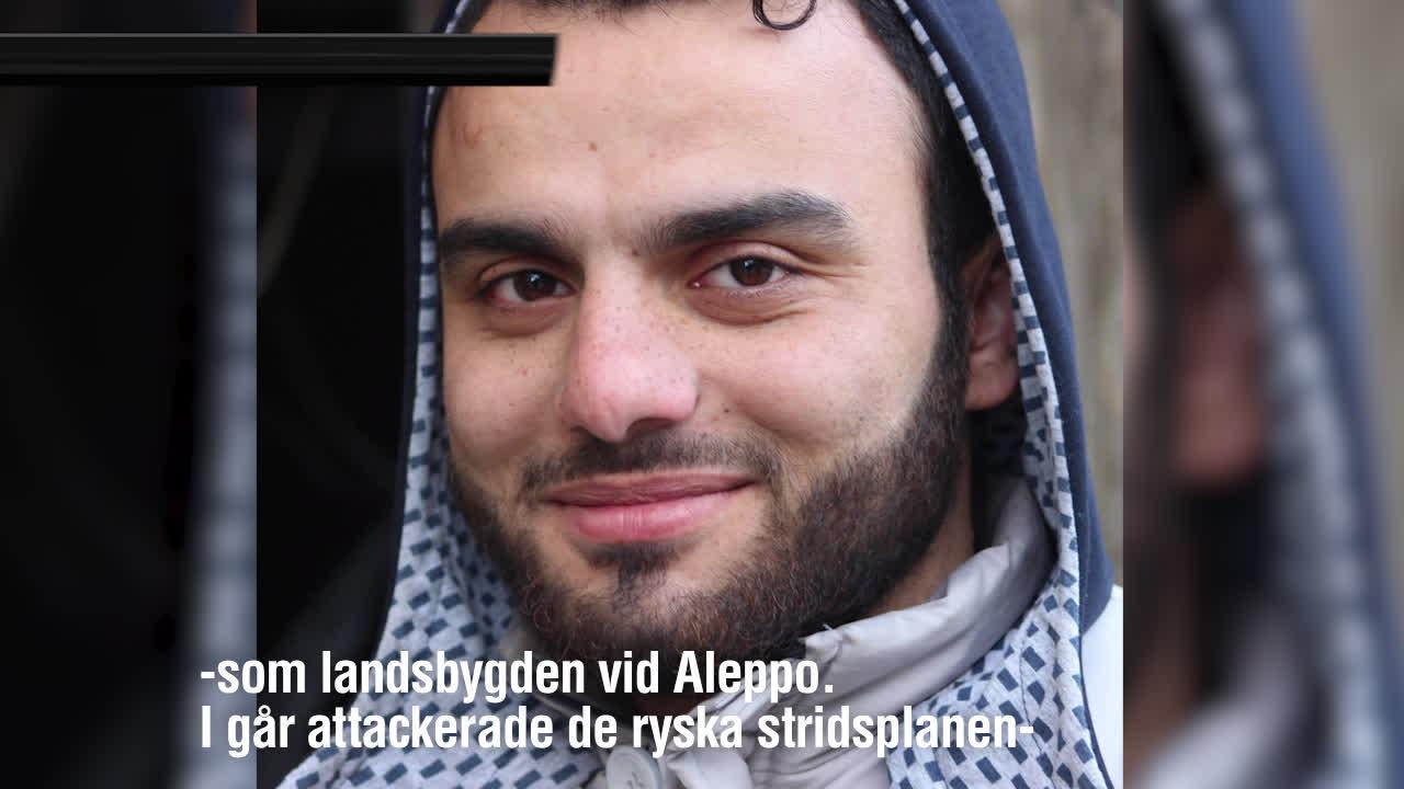 Mohamad är fast i krigets Aleppo: "Kanske överlever jag, jag vet inte"