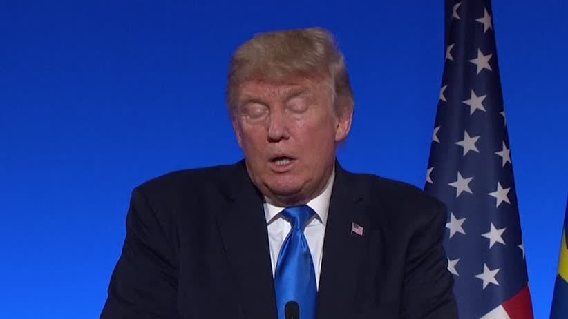 Trump om sonens möte: "Det kallas att undersöka motståndet"