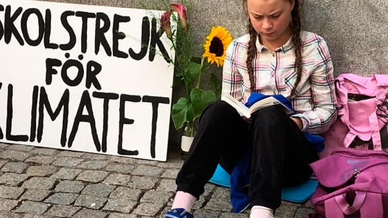 Greta Thunberg på Times lista