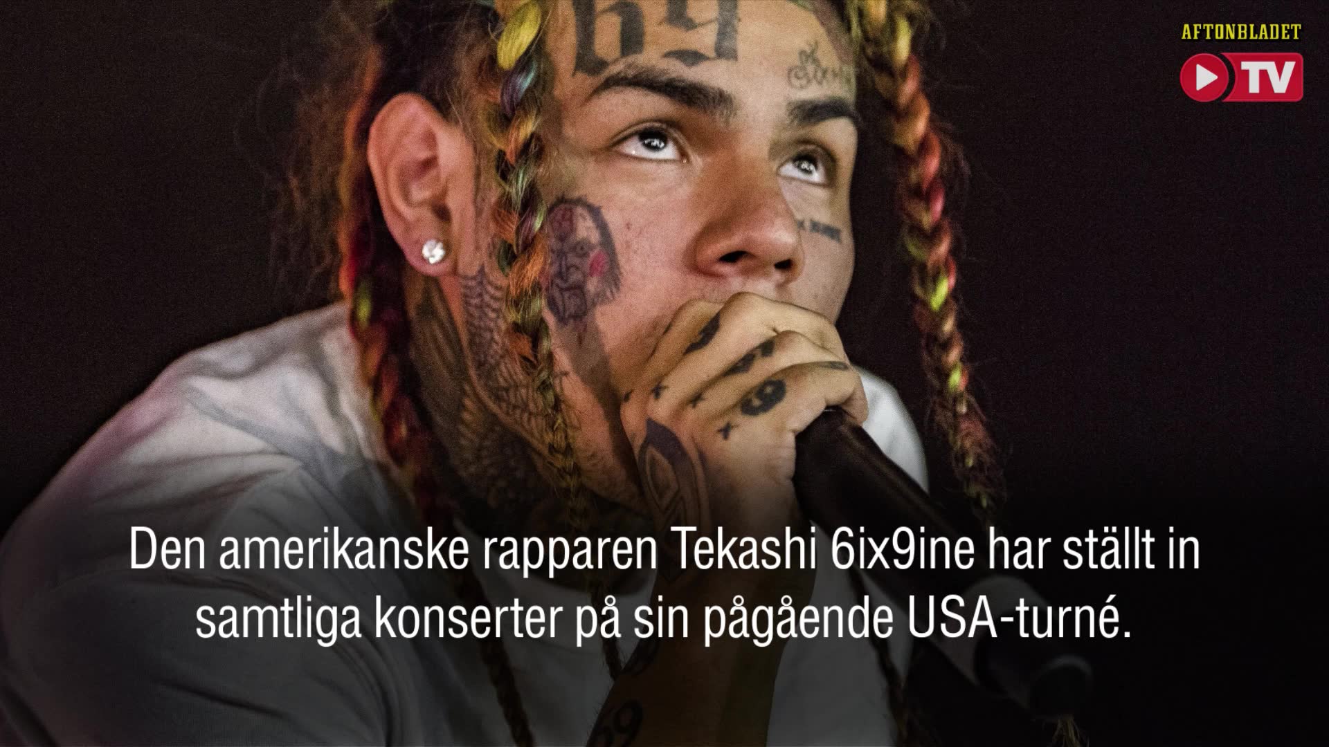 Tekashi 6ix9ine ställer in hel turné