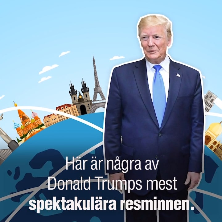 5 udda saker som hänt på Trumps resor