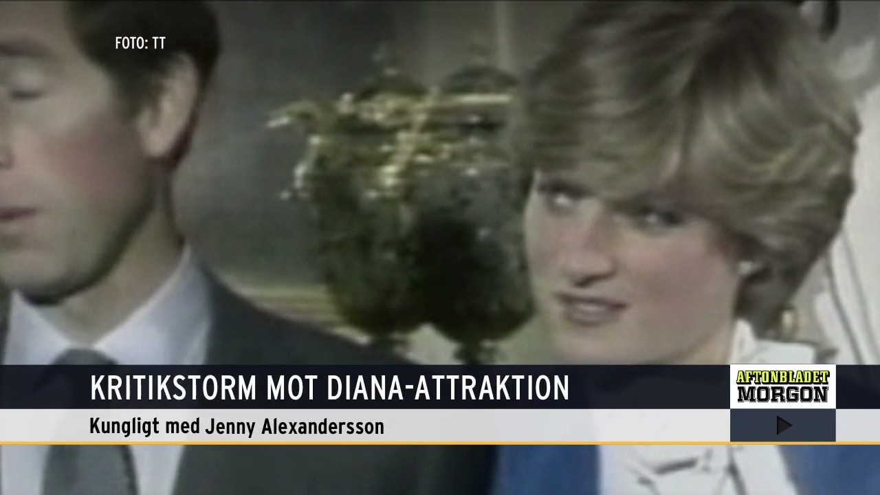 Kritikstorm mot Diana-attraktion