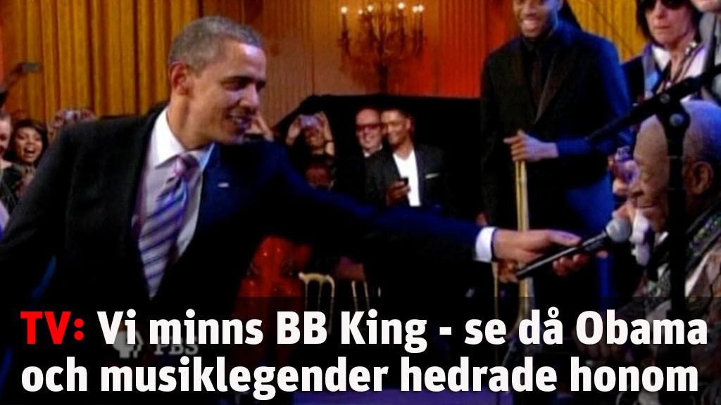 Se när Obama hyllade BB King