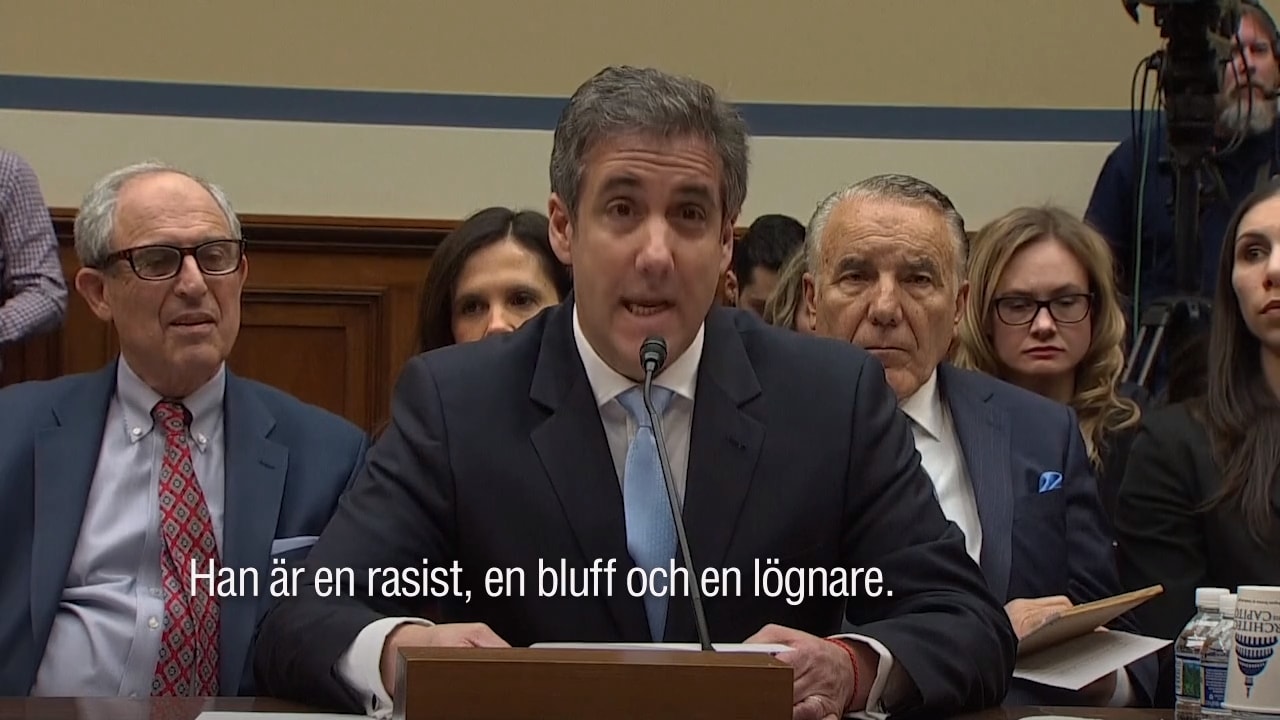 Utfrågningen av Michael Cohen – på 90 sekunder