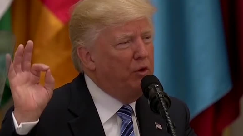 Trumps första resa: "Man såg en presidentlik Trump"