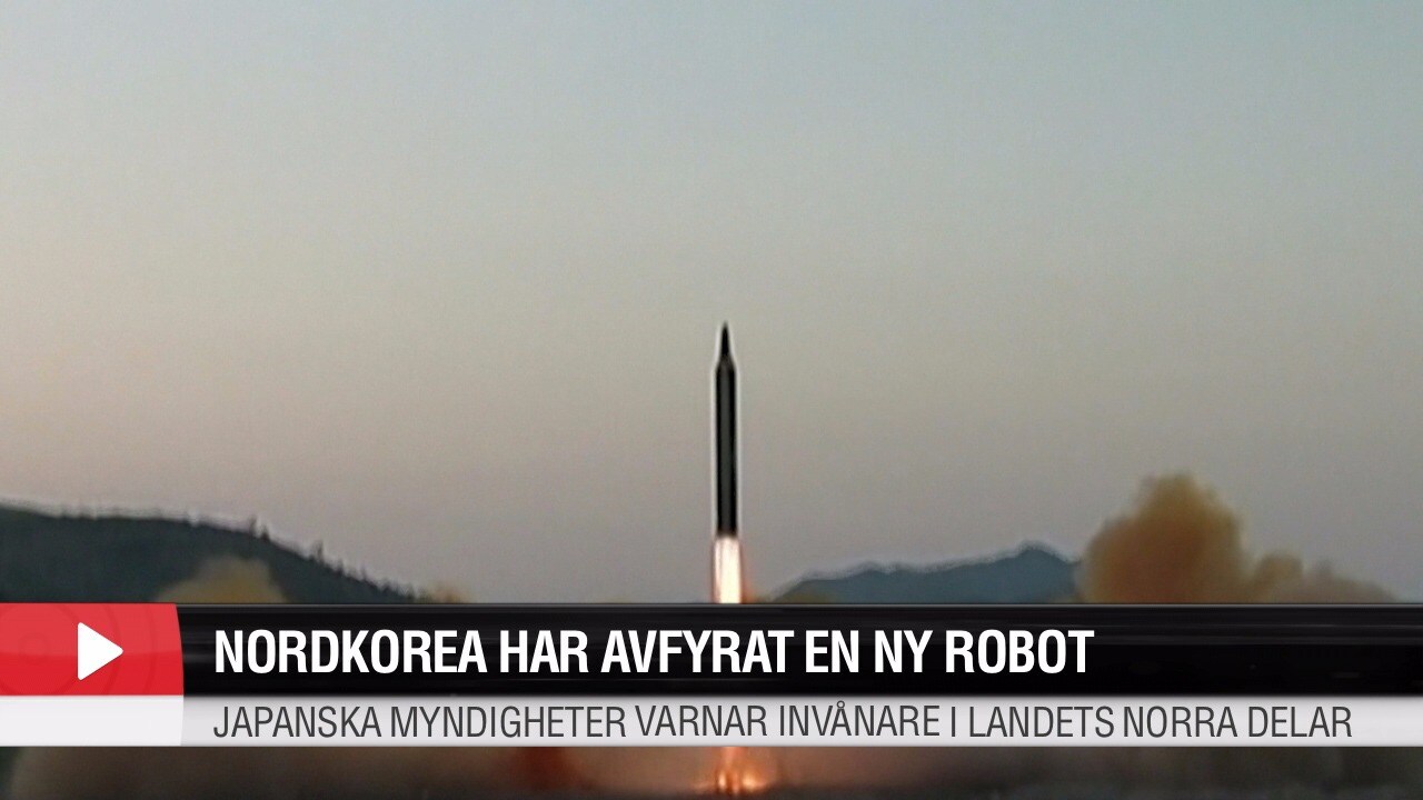 Nordkorea har avfyrat en ny robot