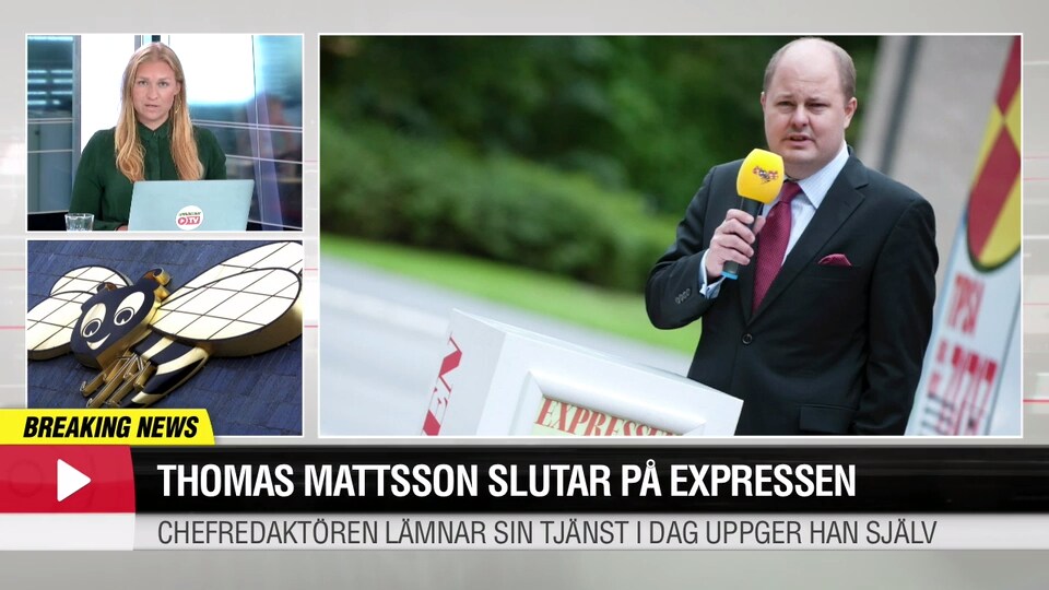 Tomas Mattsson slutar på Expressen