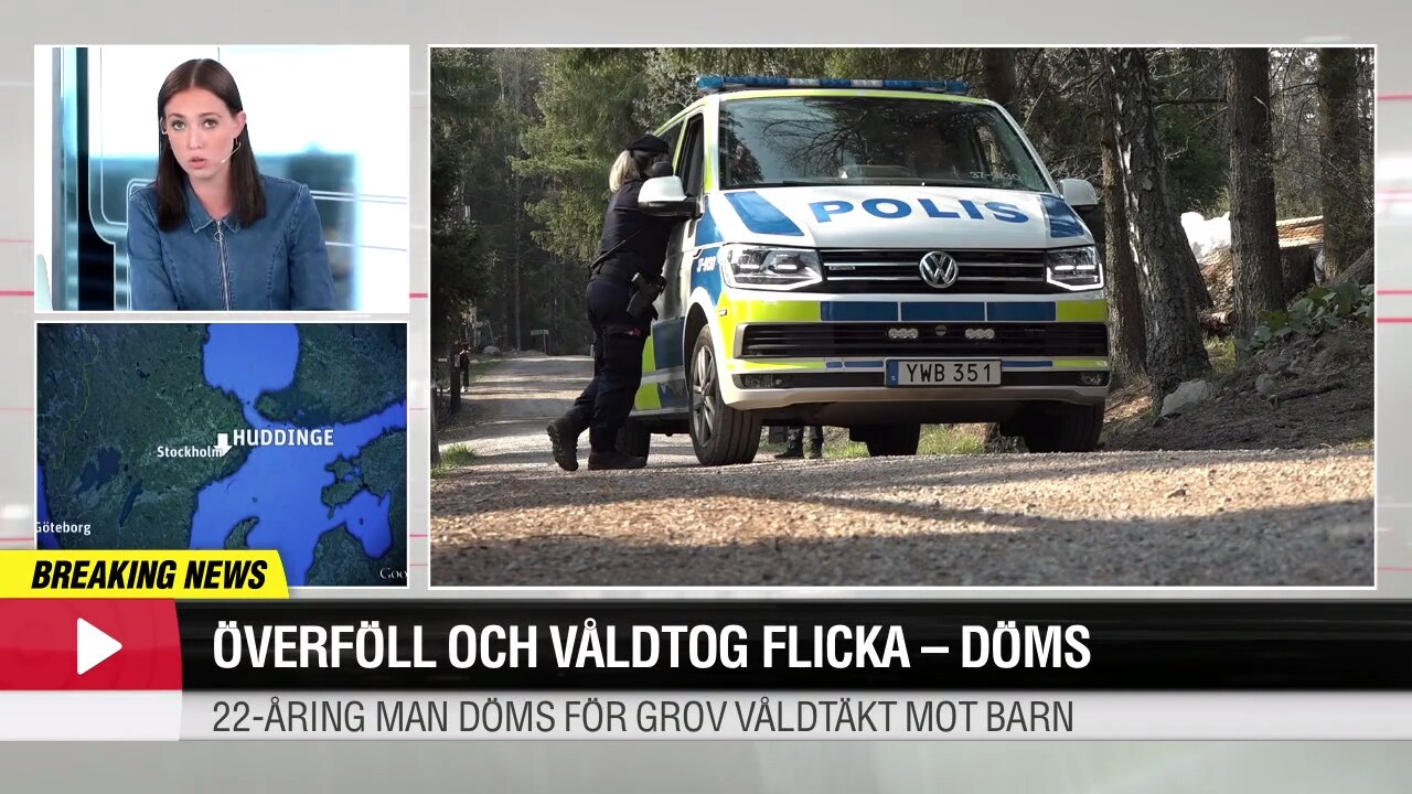 Överföll och våldtog flicka - döms