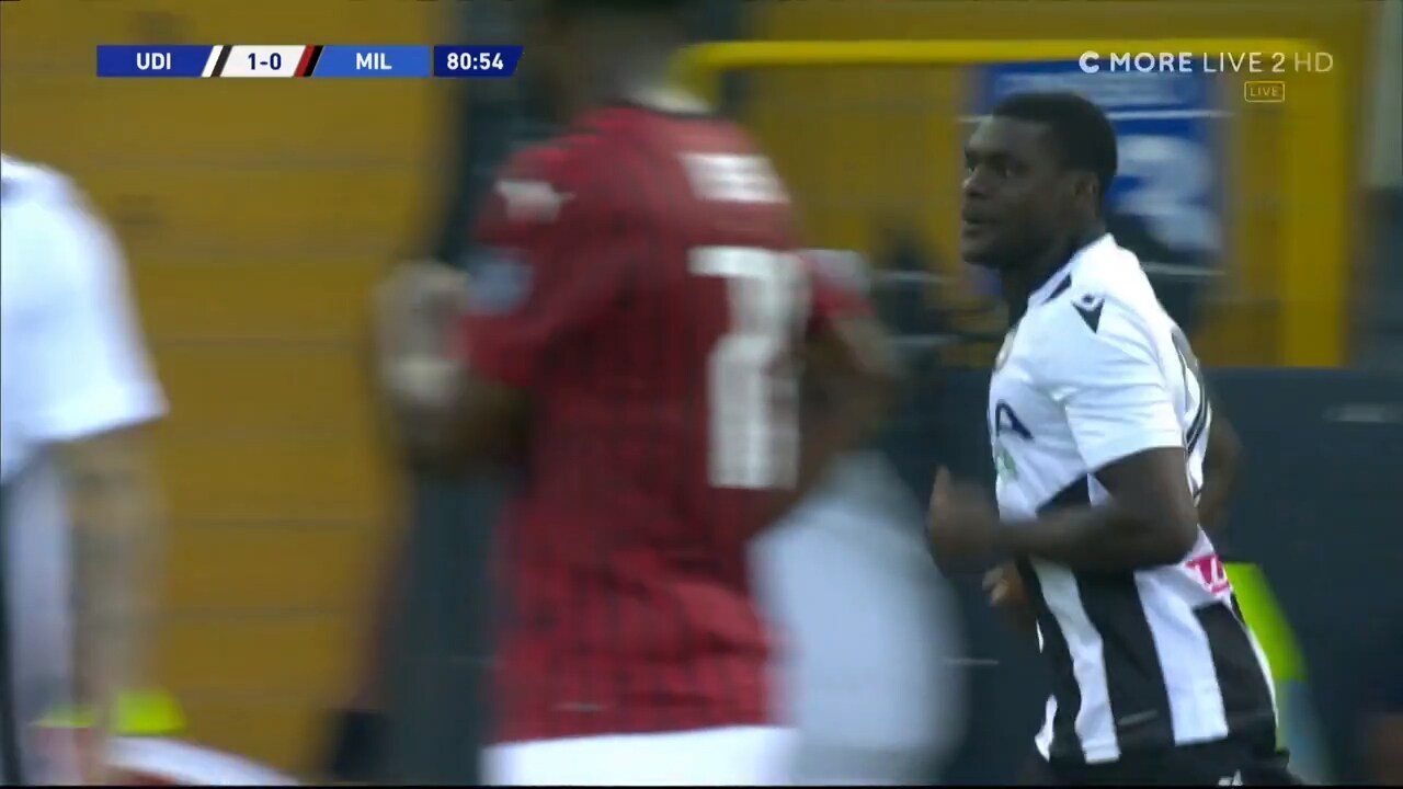 Udinese skräll i Semas debut