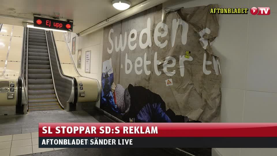 SL stoppar SD:s reklam