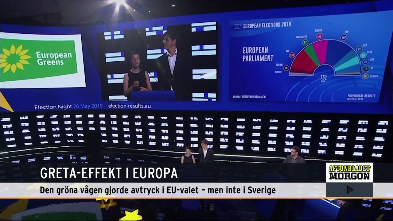 Greta-effekt i Europa – men inte i Sverige