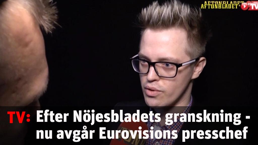 Nu avgår Eurovisions presschef