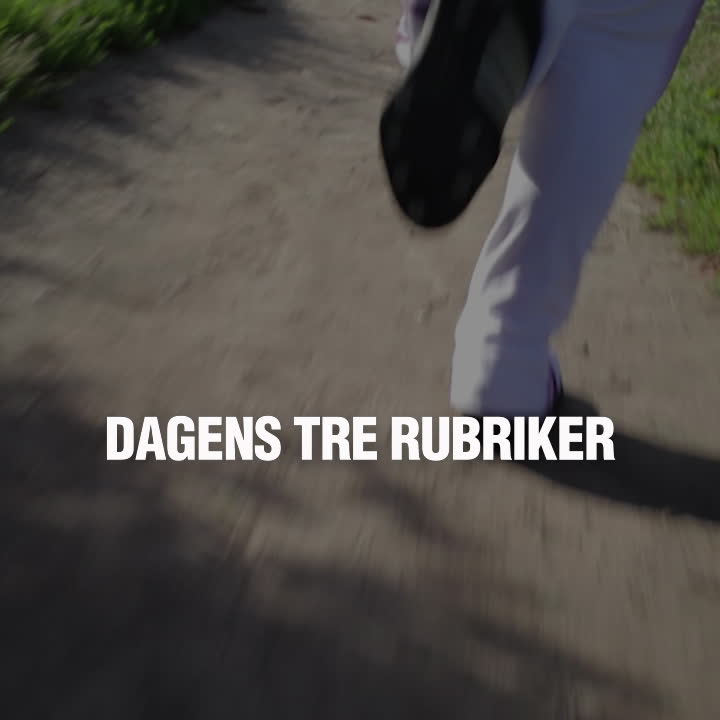 Dagens tre rubriker 22 juni