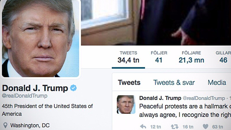 Efter attacken - nu kovänder Trump