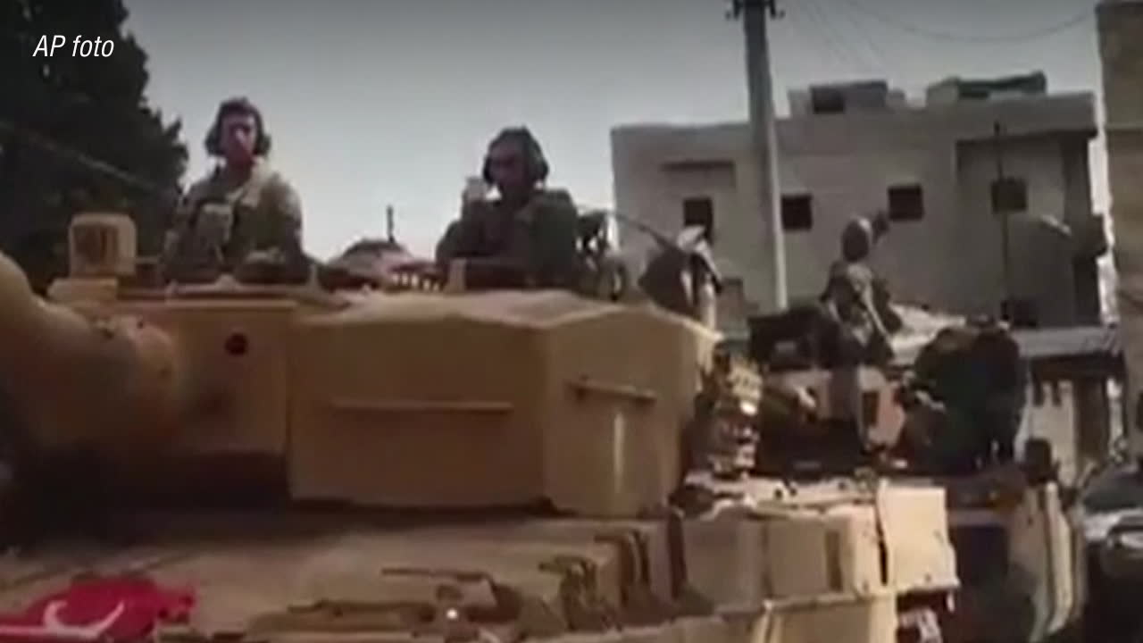 Här erövrar turkiska styrkor kurdiskt område