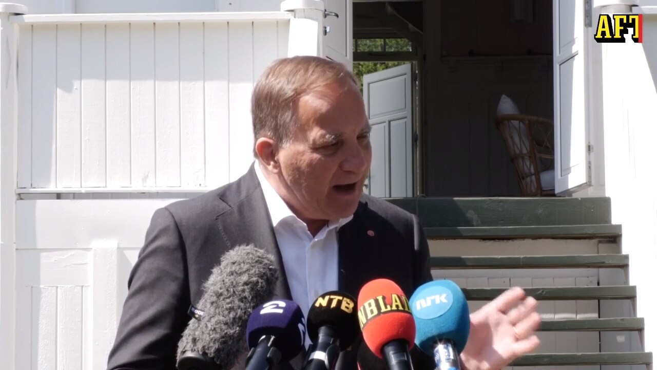 Stefan Löfven på Utøya: "Det här är ett problem för oss alla"