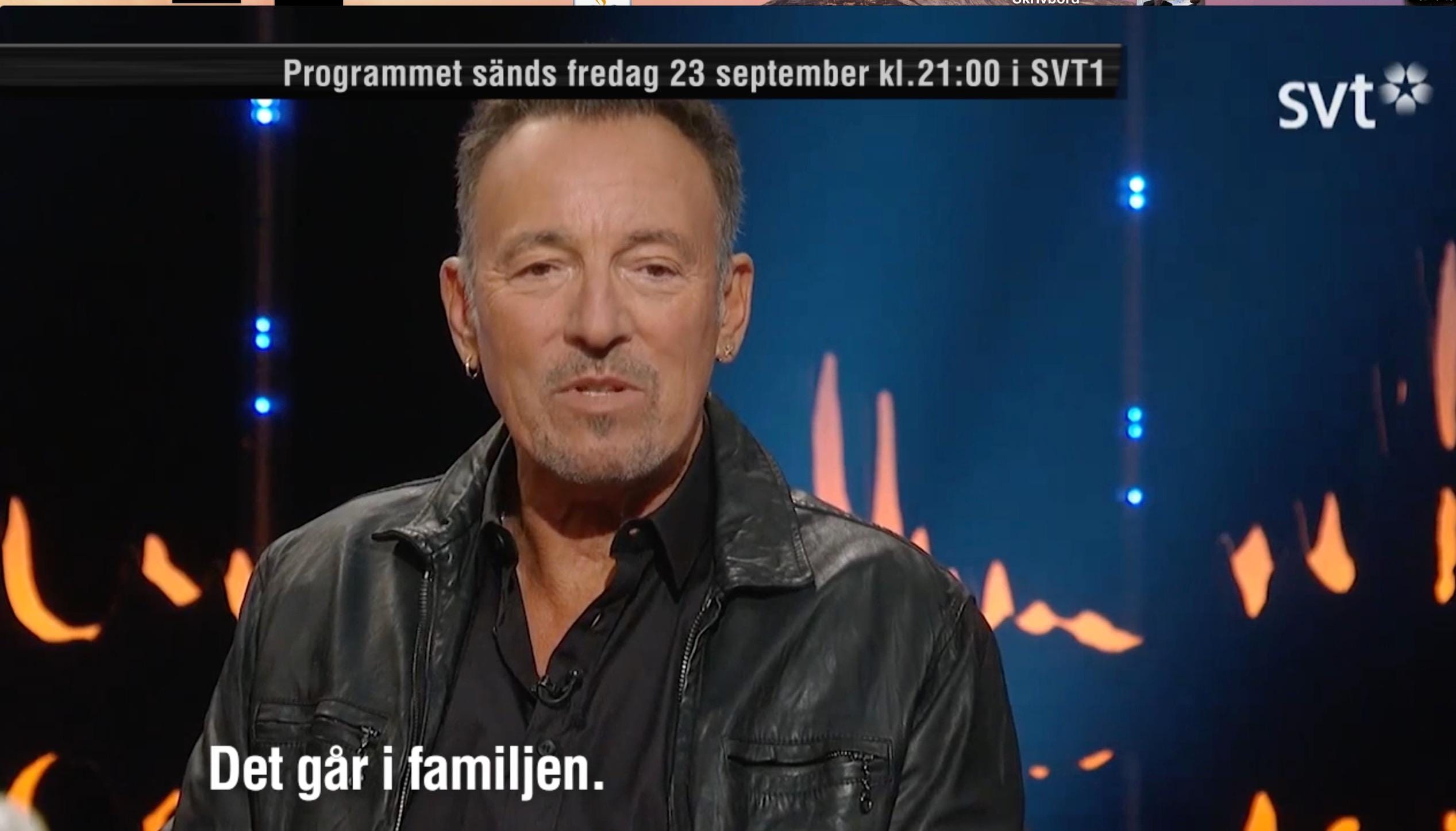 Bruce Springsteen: "Jag har gått i terapi i 30 år"