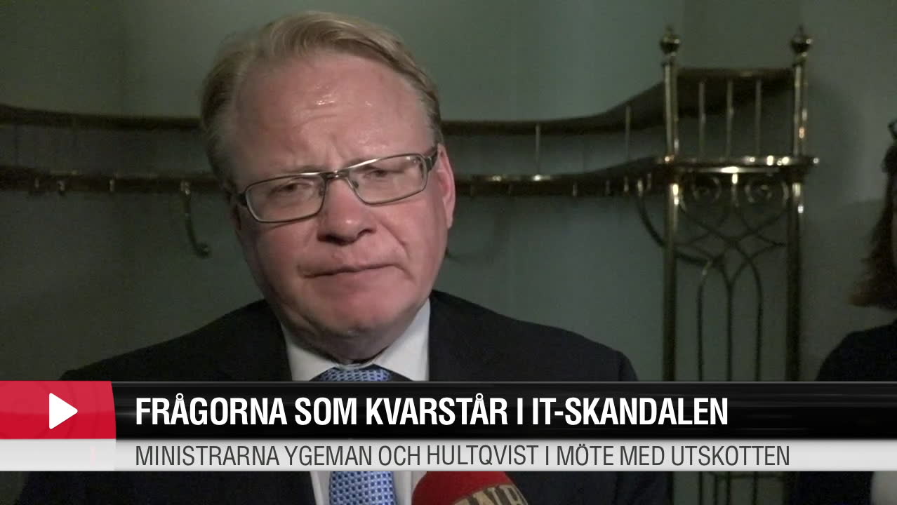 Peter Hultqvist frågas ut i riksdagen