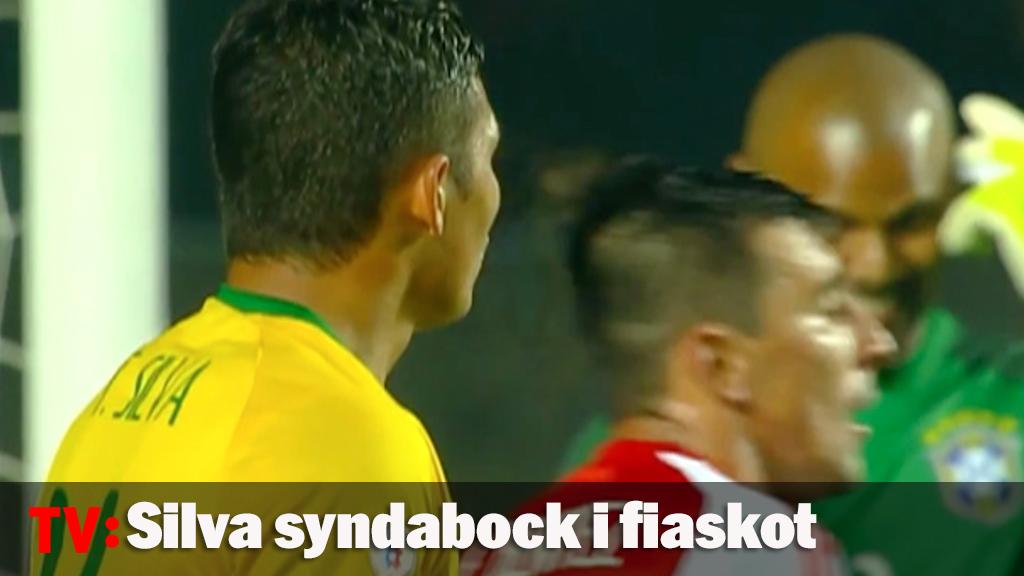 Thiago Silva syndabock i Brasiliens fiasko