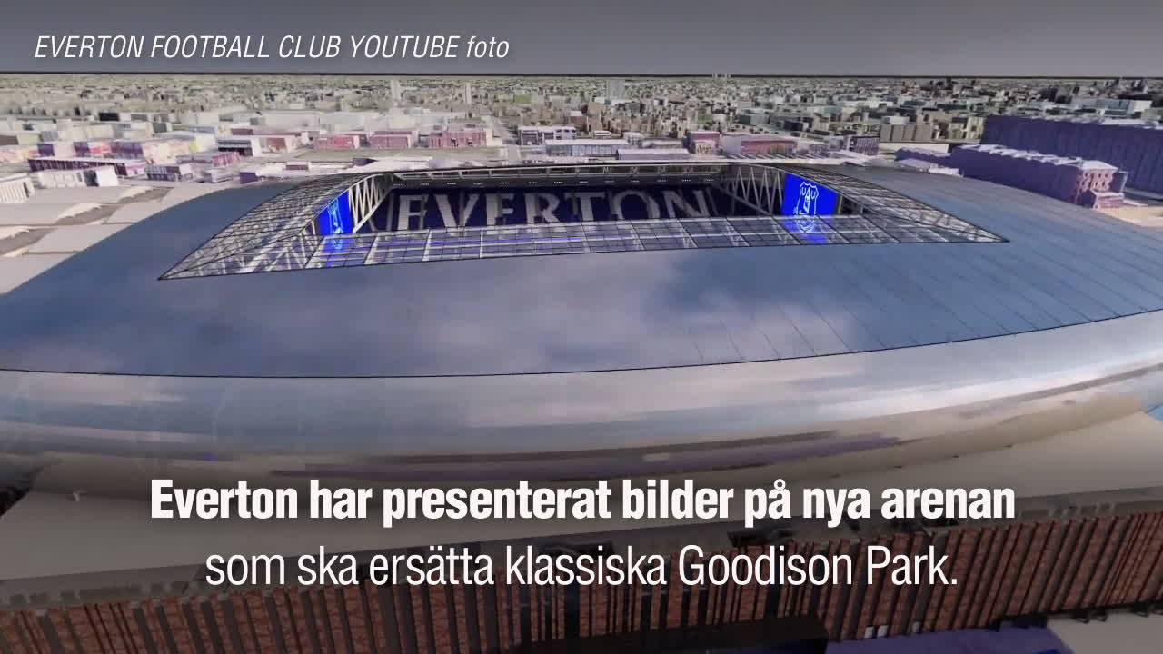 Så ska Evertons nya arena se ut