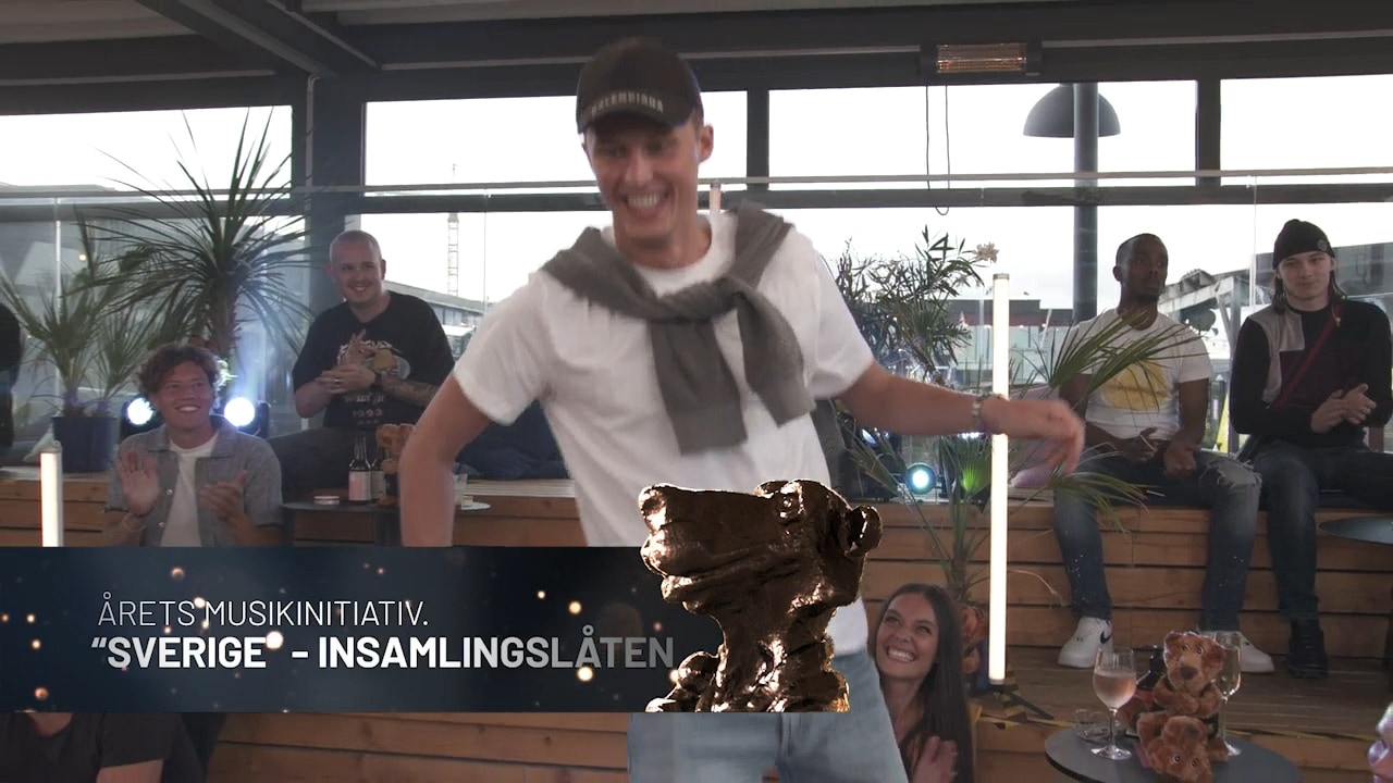 Molly Sandén, Victor Leksell och Joakim Berg vann "Årets musikinitiativ"