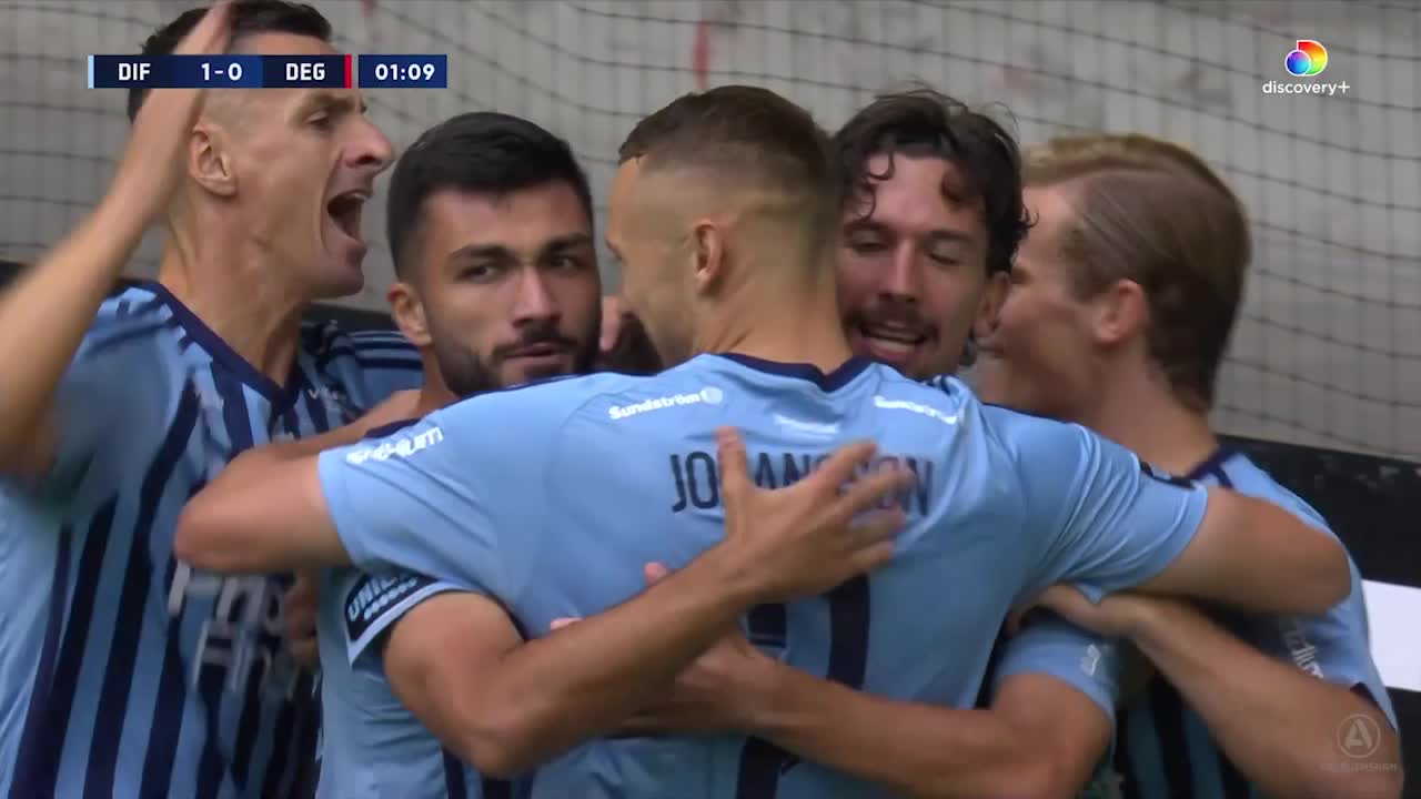 Djurgårdens kross: Vann med 4-1 på Tele2