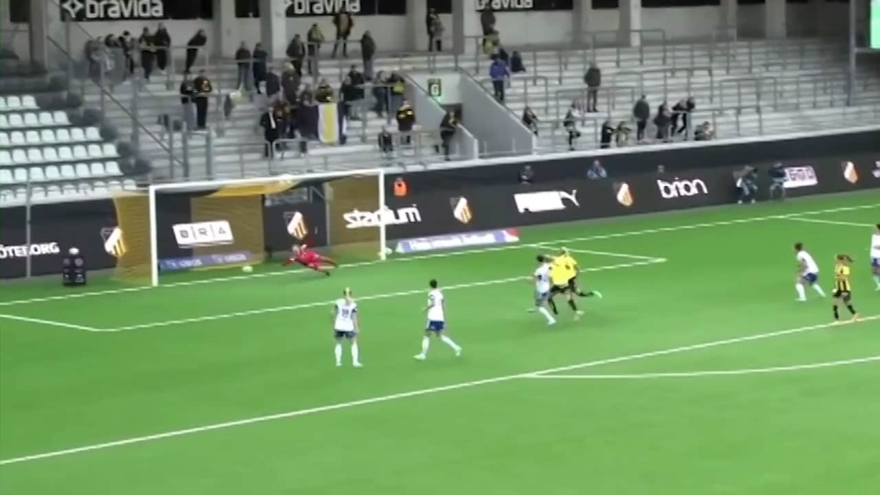 Se Anvegårds fullträff – Norrköpings första förlust