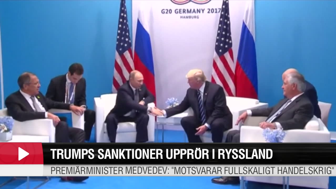 Rysslands premiärminister: ”Fullskaligt handelskrig”