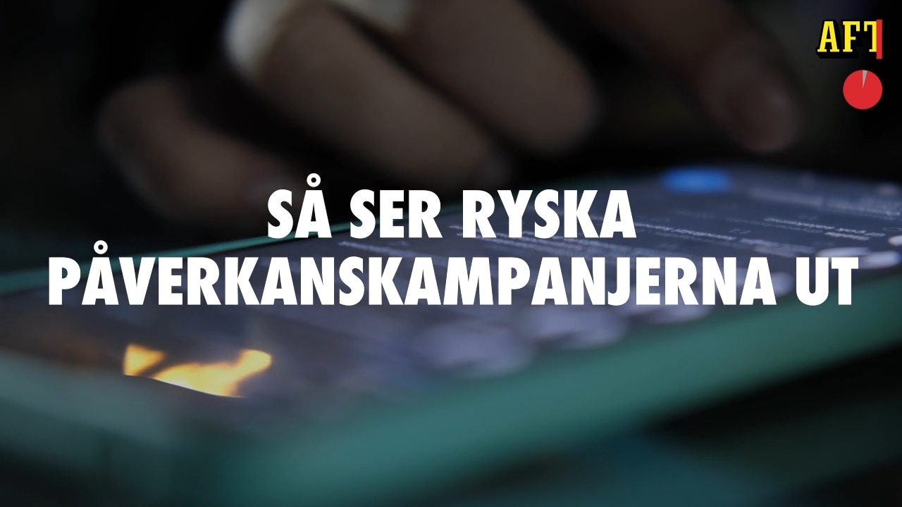 Experten förklarar: Så ser ryska påverkanskampanjer ut