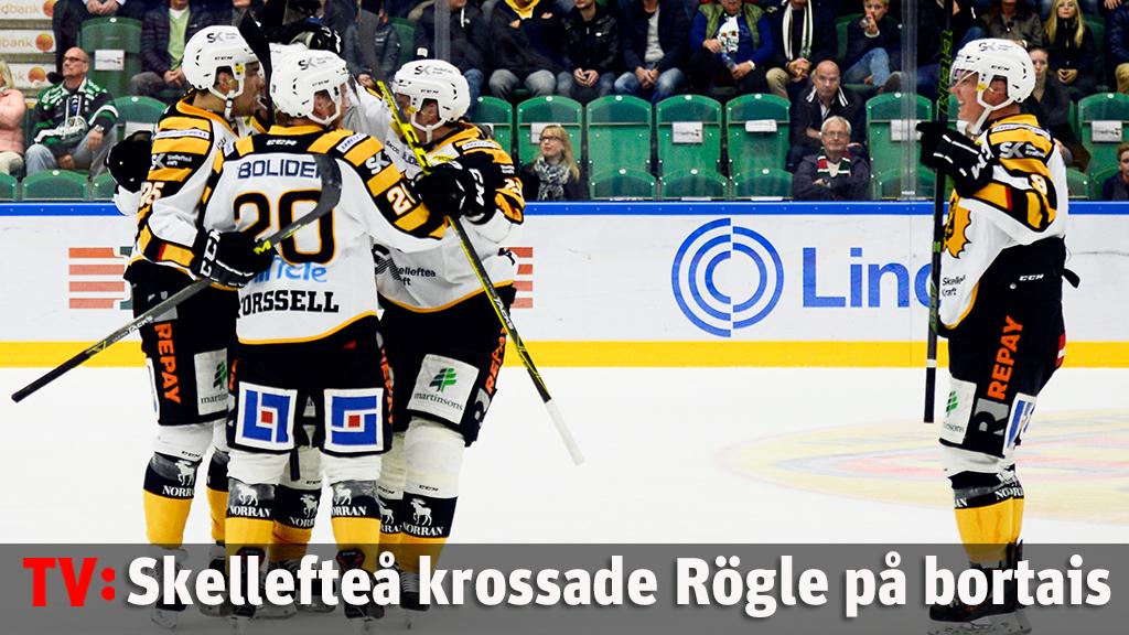 Skellefteå krossade Rögle på bortais