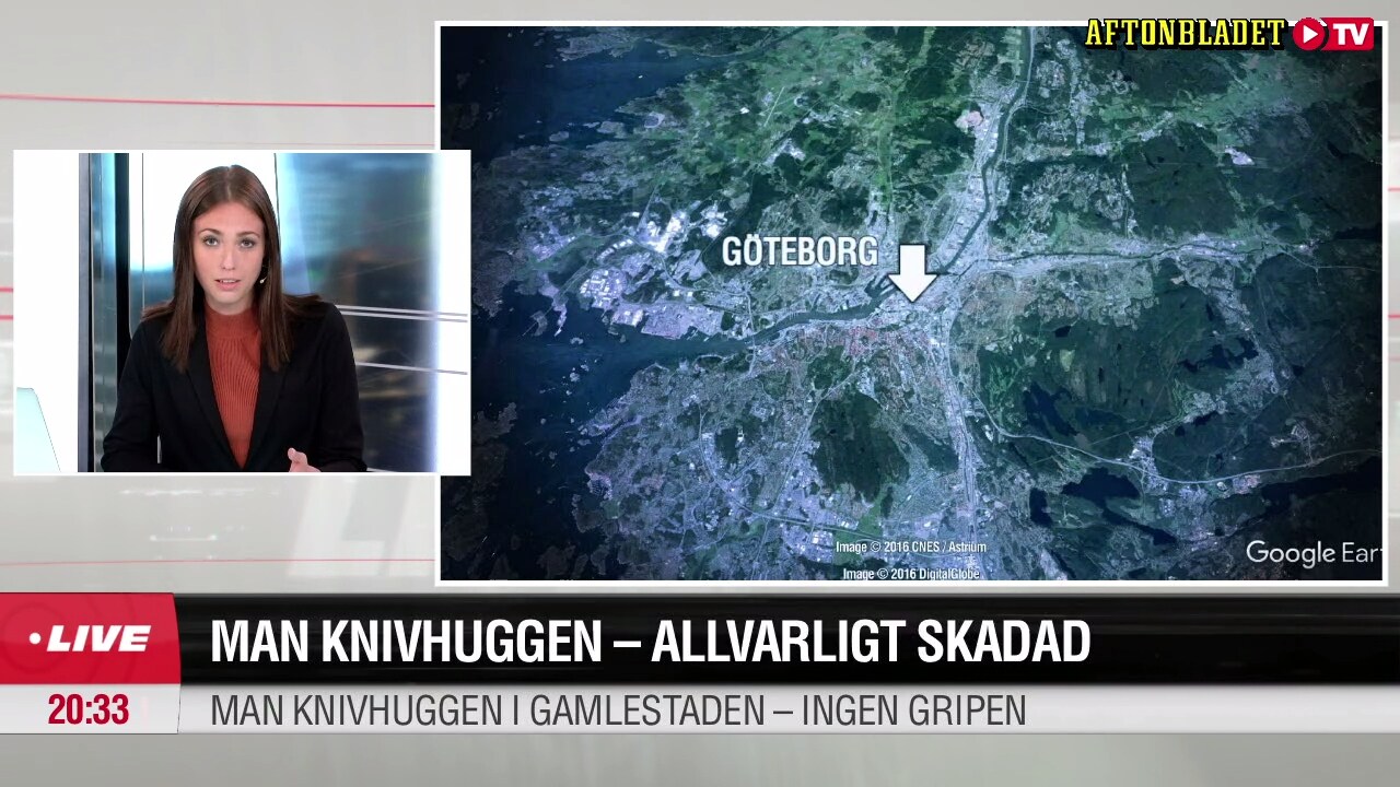 Man knivhuggen i Göteborg - allvarligt skadad