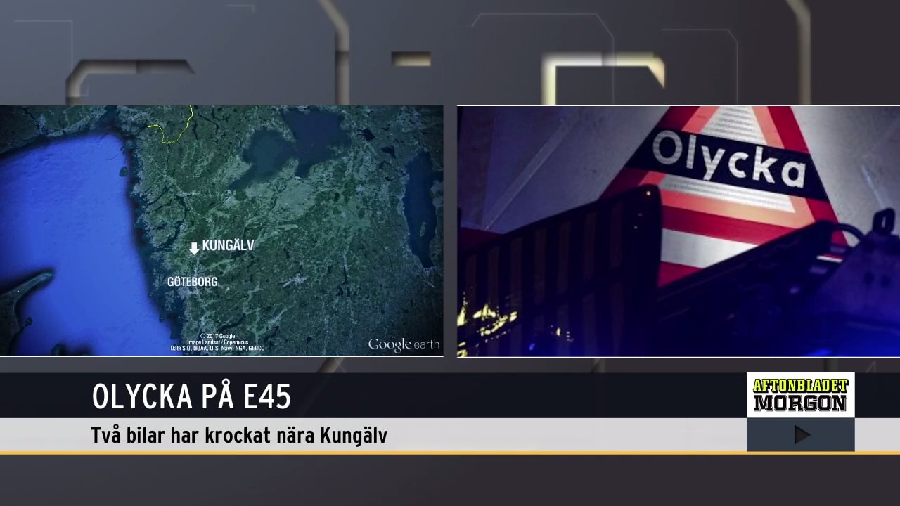 Olycka på E45