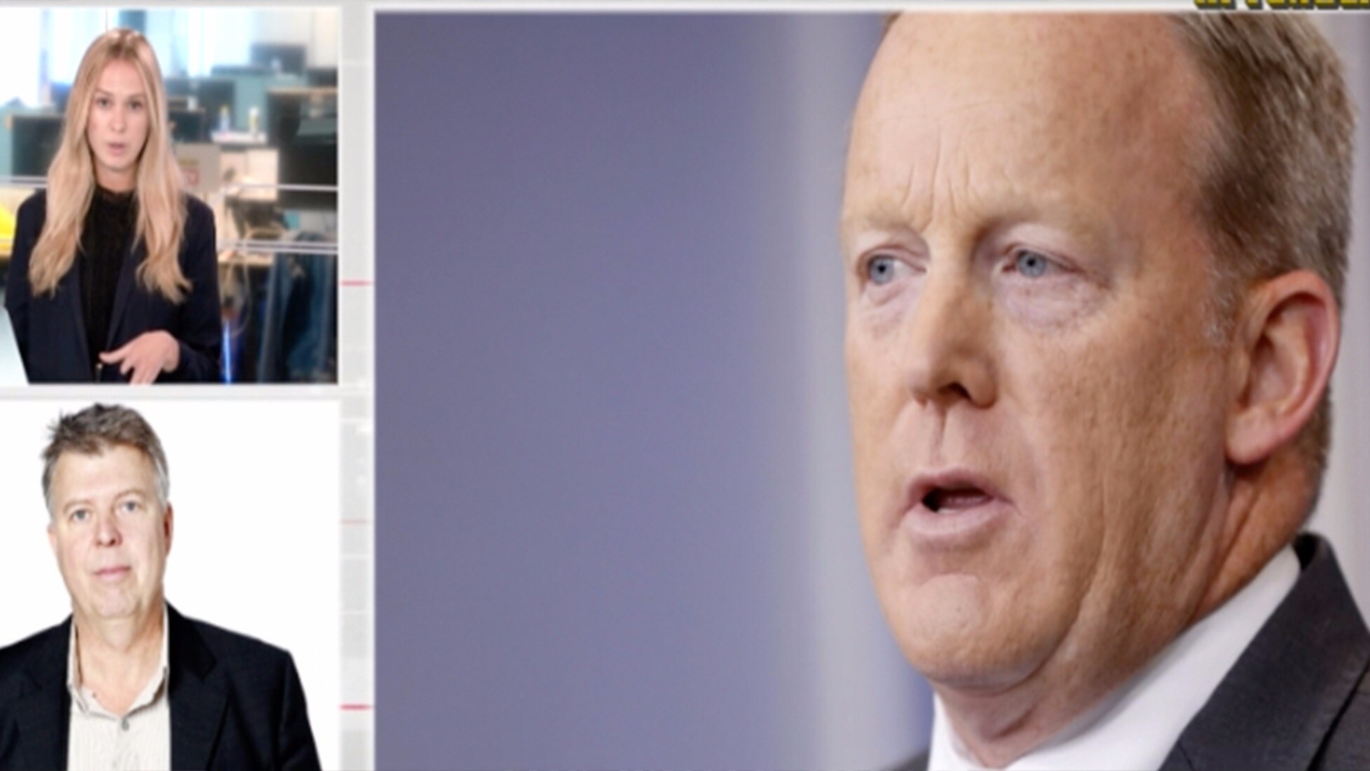 Vita husets pressekreterare Sean Spicer avgår