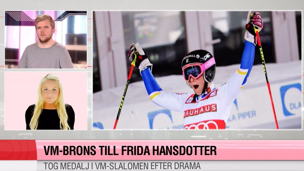 VM-brons till Frida Hansdotter