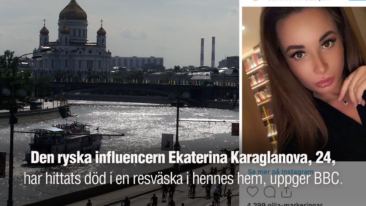 Influencer hittades död i en resväska