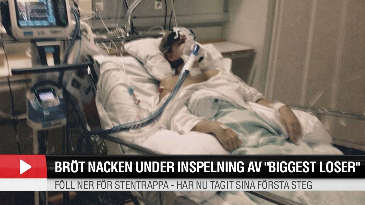 Therese bröt nacken under ”Biggest loser VIP”