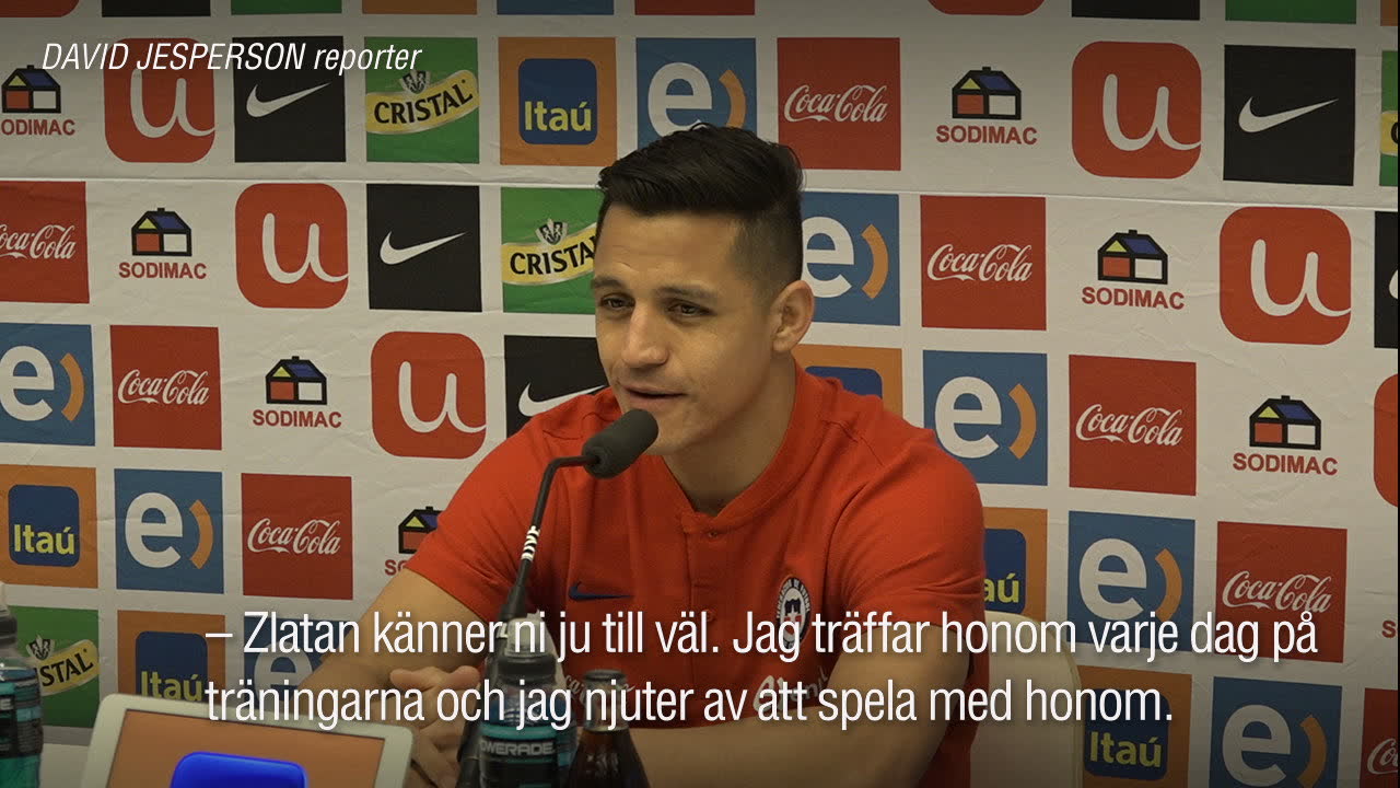 Sanchez saknar Zlatan: "Tråkigt att han inte är här"