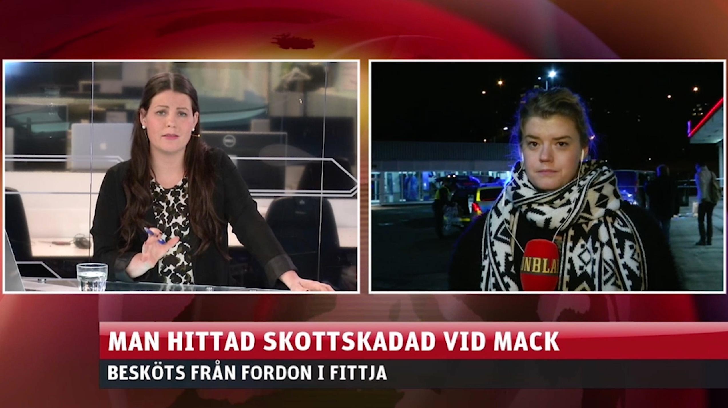 Man lämnad skottskadad vid mack