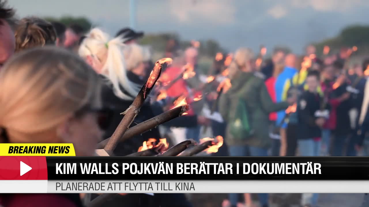 Pojkvännen vinkade av Kim Wall – under parets avskedsfest