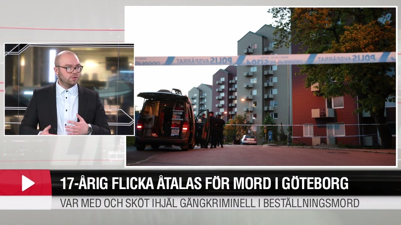 17-årig flicka åtalas för mord i Göteborg
